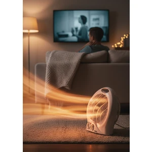 AS300B 2000W Fanlı Isıtıcı, Devrilme Emniyetli, Termostatlı, 3 Kademe Ayarlanabilir Fanlı