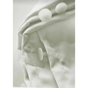 Saten Güneşlik Perde Düz Dikiş Kullanıma Hazır Krem