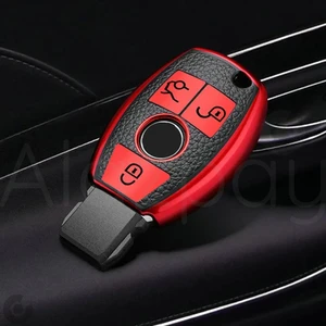 Mercedes A B C E S G Serisi Gl Gla Glc Cla Cls Amg Deri Görünüm Tpu Anahtar Kılıfı