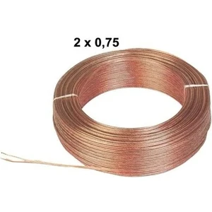 2x0,75 Kordon CCAM Şeffaf (10 Metre)