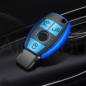 Mercedes A B C E S G Serisi Gl Gla Glc Cla Cls Amg Deri Görünüm Tpu Anahtar Kılıfı