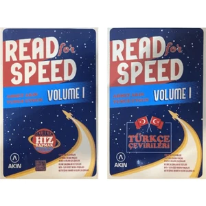 Akın Dil Eğitim Read For Speed 1 - Türkçe Çevirileri
