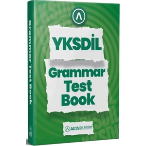 Akın Dil Eğitim Yksdil Grammar Test Book
