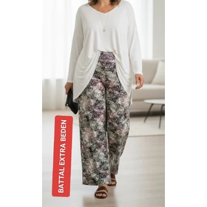 Kadın  Bayan Büyük  Battal  Extra Turbo Jumbo Beden Viskon Süet  Penye Kumaş  2 Yan Cep  Pantolon Eşofman Altı Pijama Altı 150 Kilograma Kadar Olur Bol  Likralı Esneyen Kumaş Bel Lastikli Süs Bagcıklı