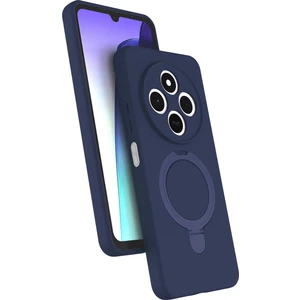 M.TK Moveteck Xiaomi Redmi 14C Kılıf Magsafe Halkalı Extra Standlı Içi Kadife Yumuşak Renkli Silikon Samara Kapak