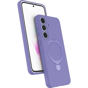 M.TK Moveteck Samsung Galaxy A15 Kılıf Magsafe Halkalı Extra Standlı Içi Kadife Yumuşak Renkli Silikon Samara Kapak