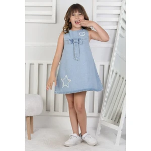 Kız Çocuk Kot Jile Elbise