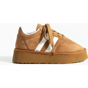 Monte Kadın Sneaker Premium Tasarım - Taba