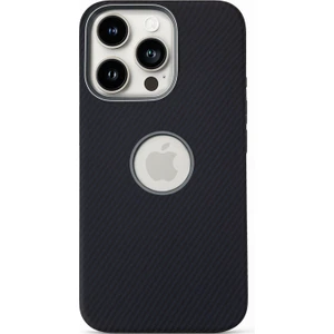 Apple iPhone 14 Pro Kılıf Magsafe Wireless Şarj Özellikli Karbonfiber Desenli Kapak
