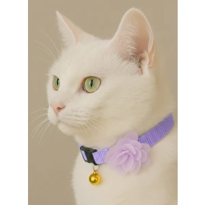 Coco Pet Mor Çiçekli Kedi Tasması