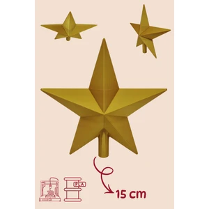 3D Baskı Yılbaşı Ağacı Yıldızı - 15CM