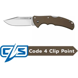 Cold Steel Code 4 Clip Point Katlanır Bıçak (CS-58PC)
