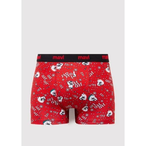 Yılbaşı Temalı Baskılı Boxer 0912122-70477