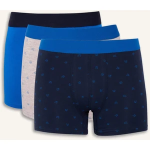 Regular Fit Baskılı 3'lü Boxer G4673AX25WN