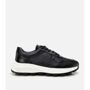 02AYY308600A100 ERKEK Deri Siyah Spor Ayakkabı