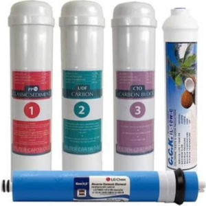 Ravent,bms Lg ,ova,sulax,aqua Clean Aqvaplus Waterlife Tiger Conax Kapalı Kasa Filtre Seti 5li Aşama