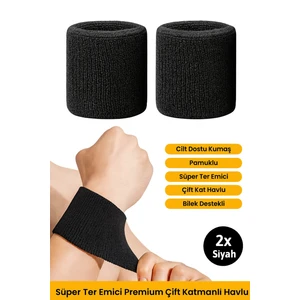 444 Marka 2 Adet Havlu El Bilekliği Futbol Basketbol Tenis Ter Bilekliği Çiftli Sporcu Bilekliği Çiftli Havlu Bilekliği