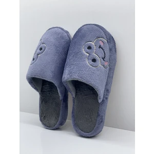 Frog Kurbağalı Kapalı Kadın Ev Terliği Günlük Rahat Kışlık Terlik