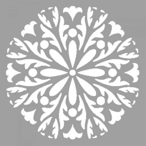 Mandala 19 Stencil Tasarımı 30 x 30 cm