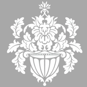 Damask 14 Stencil Tasarımı 30 x 30 cm