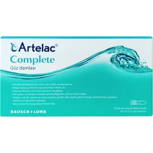 Vitaminsan Artelac Complete Damla 30 Flakon 0,5 ml