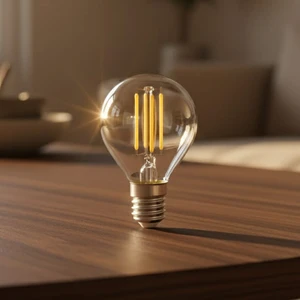 ORBUS PC45 4W LED Filament Ampul E14 – 400 Lümen Sarı Işık, Şeffaf Cam Vintage