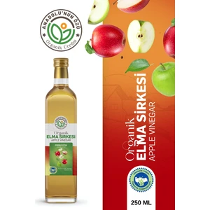 Anadolunun Özü Organik Elma Sirkesi 250 ml | Doğal Fermente • Katkısız Elma Aroması | Sepette %50 İndirim