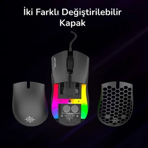 IMG-GT20 Rgb 6 LED 10000 Dpı 7d Macro Keys Double Cover Professional Gamıng Mouse IMG-GT20