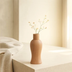 Ahşap Vazo Iskandinav 242371