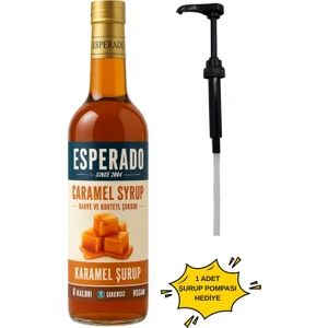 ŞEKERSİZ-SUGAR FREE  KARAMEL AROMALI KAHVE ŞURUBU - 750 ml