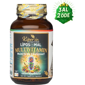 Lipozomal Multivitamin 13 Vitamin & 6 Mineral Cilt - Saç - Tırnak & Enerji | Akıllı Gıda Takviyesi