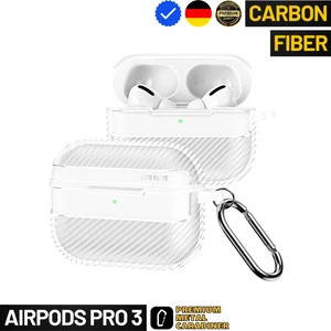 Pro 3. Nesil Uyumlu Karbon Fiber Hybrid Polymer Technology Premium Kulaklık Kılıfı