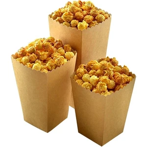 Parti Pera Kraft Popcorn Mısır Kutusu Popcorn 8 Adet