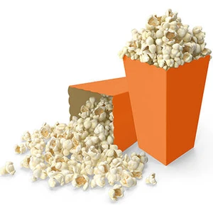 Parti Pera Turuncu Mısır Kutusu Popcorn 8 Adet