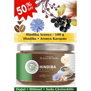 Anadolunun Özü Aronya Hindiba Kahvesi 100 g – Kafeinsiz, Katkısız, Suda Çözünebilir Bitkisel Kahve