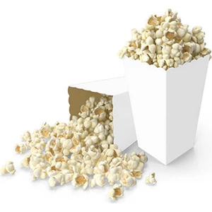 Parti Pera Beyaz Mısır Kutusu Popcorn 8 Adet