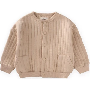 Kapitone Ceket 1-10 Yaş Bej