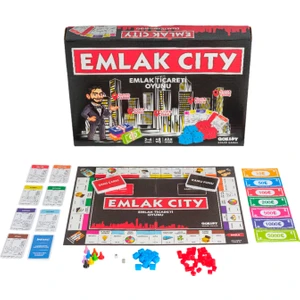 Mega City Dünya Şehirleri Emlak Ticaret Oyunu 2-6 Kişilik - Siyah
