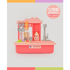 Let's Be Child Pembe İnteraktif Lavabo Seti