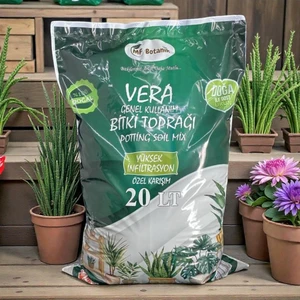 MF Botanik Vera Genel Kullanım İthal Bitki Toprağı 20 Litre – İthal Yosun Torf, Cocopeat, Pomza ve Perlit Karışımı