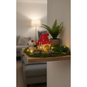 Semy Store Mantar Ev Seti 2'li, Ev Dekorasyon, Biblo, Obje,