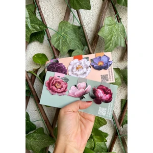 Tiny Stories Tr Mıknatıslı Kitap Ayracı - Çiçek Temalı 6 Adet