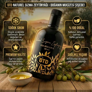 Premium Natürel Sızma Zeytinyağı | Özel Seri Siyah Cam Şişe | 500 ml