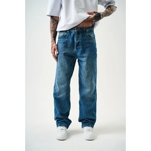 Erkek Washed Baggy Pantolon K.mavi