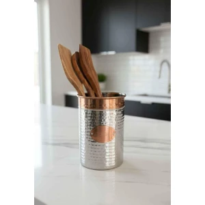 Bakır Detaylı Paslanmaz Çelik Kaşıklık