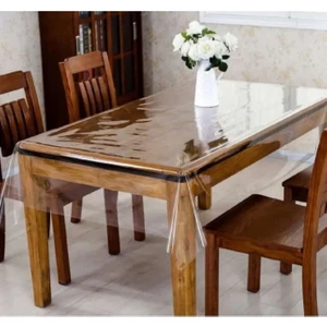 Home Şeffaf Masa Örtüsü Pvc 0.15MM