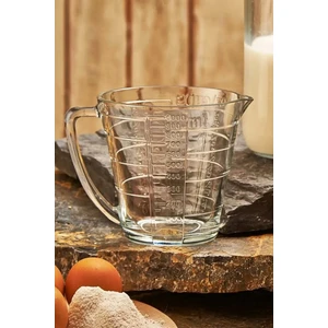 Cam Kabartmalı Desenli Ölçü Kabı