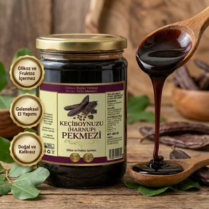 Bozkır Tahin Merkezi Keçiboynuzu (Harnup) Köy Pekmezi 800 gr (Katkısız)