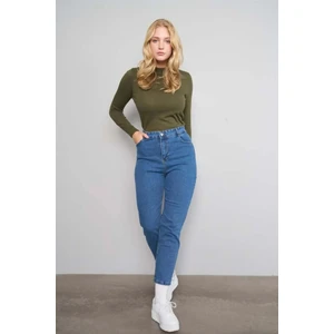 Flexifit Mom Boyfriend Esnek Yüksek Bel Kadın Kot Pantolon – Rahat Kalıp, Şık Görünüm, Premium Denim Kalitesi