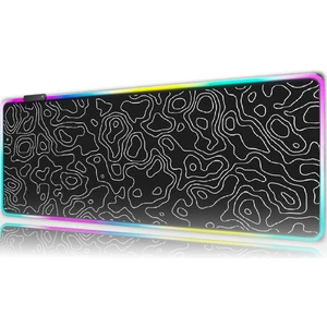 Rgb 12 Değişen Ledli Gaming Oyuncu Su Geçirmez Xl Mousepad, Gaming Mouse Pad 90X40 cm